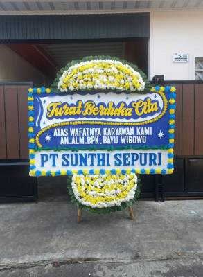 Papan Bunga Duka di Nunleu