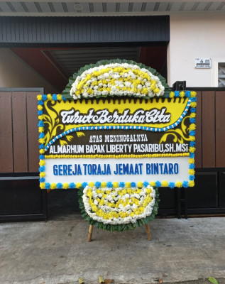Papan Bunga Duka di Nunleu